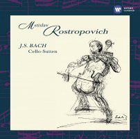 Bach: The Cello Suites. Mstislav Rostropovich [2 CD]