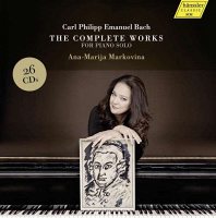 Carl Philipp Emanuel Bach: S&#228;mtliche Werke f&#252;r Klavier Solo. Ana-Marija Markovina [26 CD]