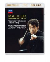 Mahler: Symphony No. 2 in C minor 'Resurrection' (Pure Audio, Blu-ray Audio)
