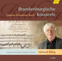 Bach: Brandenburg Concertos [Oregon Bach Festival Chamber Orchestra, Helmuth Rilling] [Hanssler Classic: 98025] [2 LP]