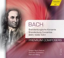 BACH, J.S.: Brandenburg Concertos, BWV 1046-1051 (Oregon Bach Festival Chamber Orchestra, Rilling, 2 CDs)