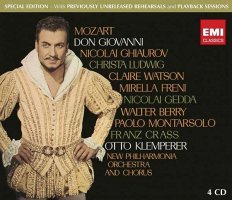 Mozart: Don Giovanni, K527 Special Edition (with previously unreleased rehearsals and playback sessions, 4 CD). Klemperer