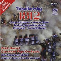 Tchaikovsky: 1812 Overture, Op. 49, etc. (SACD, SACD) - Cincinnati Pops Orchestra, Erich Kunzel
