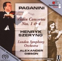 PAGANINI - Violin Concertos 1, 4. / Henryk Szeryng [SACD]