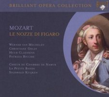 MOZART Le Nozze di Figaro. Werner van Mechelen, Christiane Oelze, Huub Claessens. La Petite Bande / Sigiswald Kuijken [3 CD]