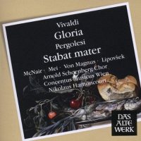 VIVALDI Gloria / PERGOLESI Stabat mater. Arnold Schoenberg Chor, Concentus musicus Wien / Nikolaus Harnoncourt [CD]