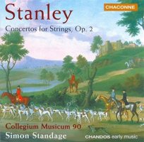 Stanley: Concertos For Strings, Op. 2 / Collegium Musicum 90. Simon Standage [CD]