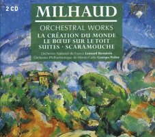 MILHAUD Orchestral Works. Bernstein. Pretre [2 CD]