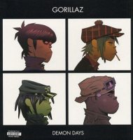 Gorillaz. Demon Days (2005, 2 LP)