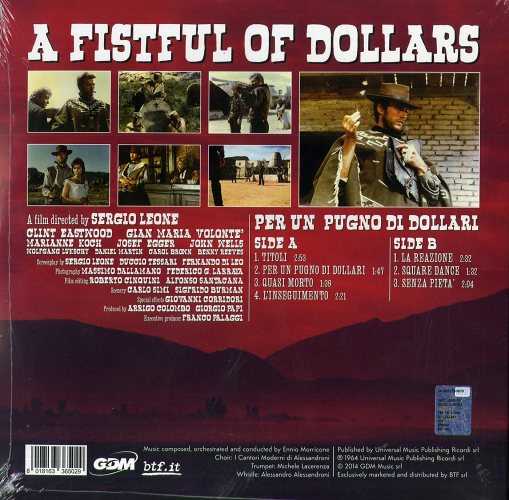 Ennio Morricone: A Fistful Of Dollars LP