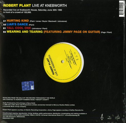 Robert Plant: Live At Knebworth 