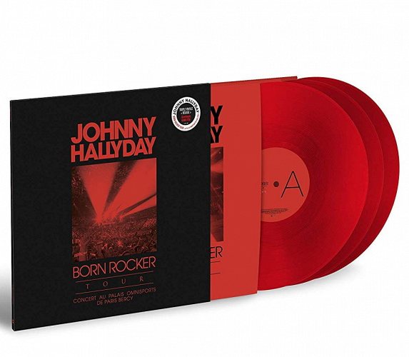 Hallyday, Johnny: Born Rocker Tour - Concert au Palais Omnisports de Paris Bercy 3 LP