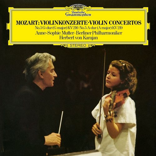 Mozart & Anne-Sophie Mutter: Mozart: Violin Concertos 3 & 5 LP