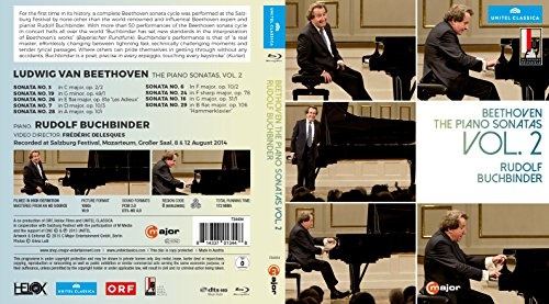Beethoven:Piano Sonatas Vol. 2 Rudolf Buchbinder C MAJOR ENTERTAINMENT: BLU RAY Blu-ray