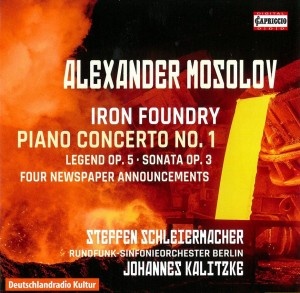 Alexander Mosolov: Iron Foundry, Piano Concerto No. 1 CD