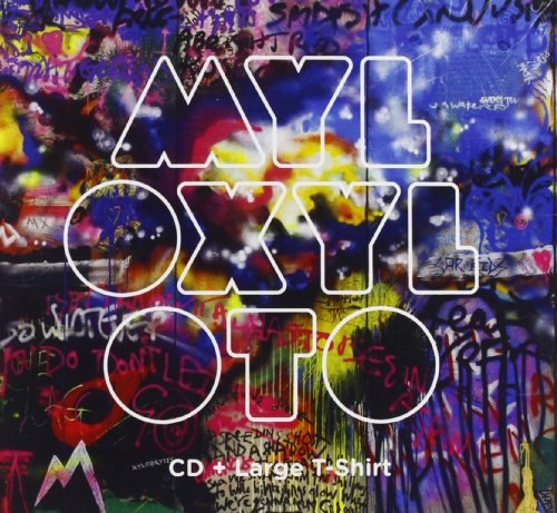 Mylo Xyloto with Size Large Coldplay T-shirt CD