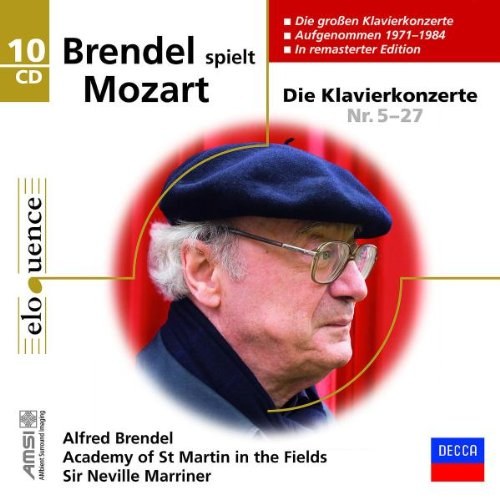 Mozart: Die Klavierkonzerte, Nos. 5-27. Alfred Brendel, Neville Marriner, Academy of St. Martin in the Fields 10 CDs