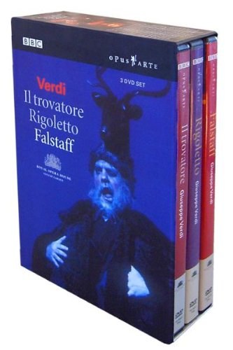 Verdi Box Set: Falstaff, Rigoletto, Il Trovatore 3 DVD Video