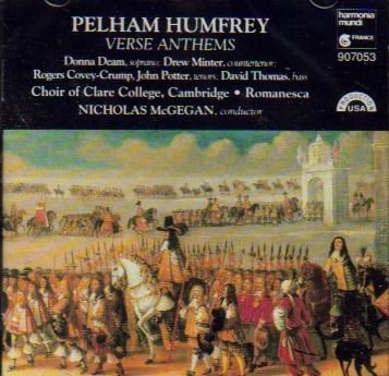 Humfrey. Verse Anthems. Romanesca. McGegan. CD 1994