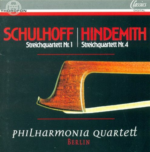 SCHULHOFF, E.: String Quartet No. 1 / HINDEMITH, P.: String Quartet No. 5 