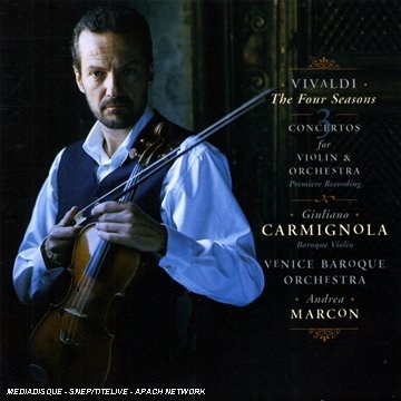 Vivaldi: Le Quattro Stagioni and Three Concertos - Giuliano Carmignola, Venice Baroque Orch CD
