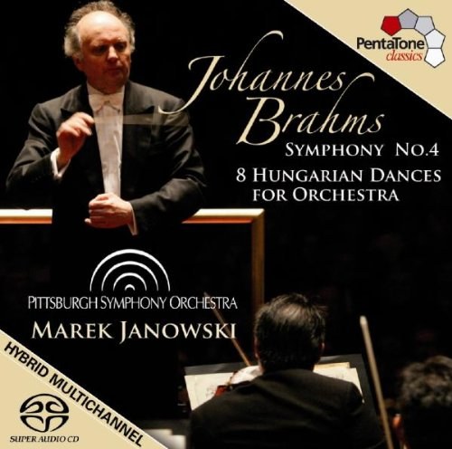Brahms. Symphony No. 4 in E minor Op. 98; 8 Hungarian Dances for Orchestra. / Pittsburgh Symphony Orchestra, Marek Janowski SACD