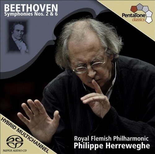BEETHOVEN. Symphonies Nos. 2 & 6 / Royal Flemish Philharmonic, Philippe Herreweghe SACD
