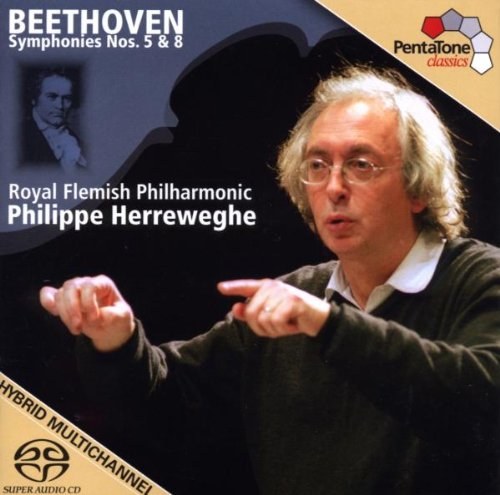 BEETHOVEN. Symphonies Nos. 5 & 8 / Royal Flemish Philharmonic, Philippe Herreweghe SACD