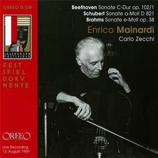 Beethoven, Schubert, Brahms - Enrico Mainardi, Carlo Zecchi CD