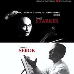 Brahms: Sonatas for Cello and Piano No. 1 in E minor, Op. 38 and No. 2 in F major, Op. 99 - Janos Starker & Gy&#246;rgy Seb&#246;k LP