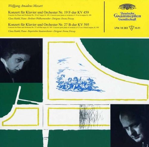Mozart: Concertos for Piano and Orchestra No. 19 F major, K. 459 and No. 27 B flat major, K. 595 - Clara Haskil / Bayerisches Staatsorchester / Ferenc Fricsay LP