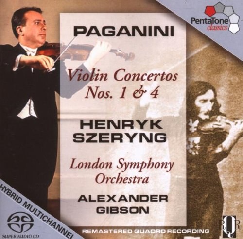 PAGANINI - Violin Concertos 1, 4. / Henryk Szeryng SACD