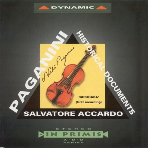 Paganini Nicolo - Historical documents. / Accardo Salvatore CD