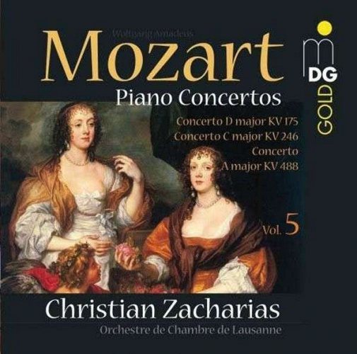 MOZART Piano Concertos Vol. 5. KV175, KV246, KV488. Christian Zacharias. Lausanne Chamber Orchestra SACD