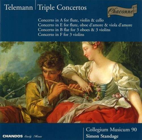 Telemann: Triple Concertos / Collegium Musicum 90. Simon Standage CD