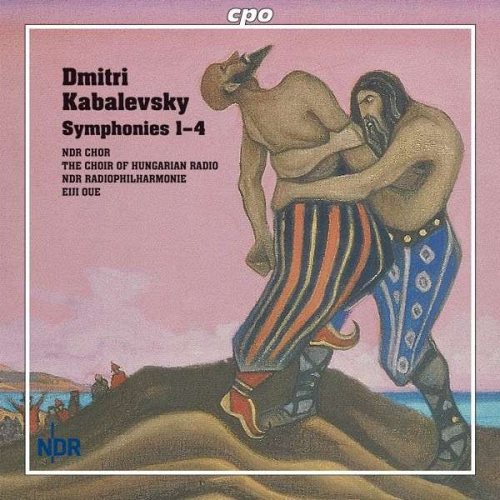 KABALEVSKY Symphonies 1-4. NDR Chor, The Choir of Hungarian Radio, NDR Radiophilharmonie / Eiji Oue. 2 CD