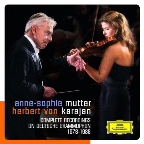 ANNE-SOPHIE MUTTER and HERBERT VON KARAJAN. Complete Recordings On Deutsche Grammophon 5 CD