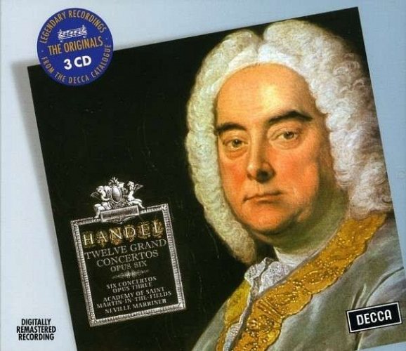 Handel: Concerti Grossi Op.3 & Op.6. Academy of St. Martin in the Fields, Neville Marriner 3 CD
