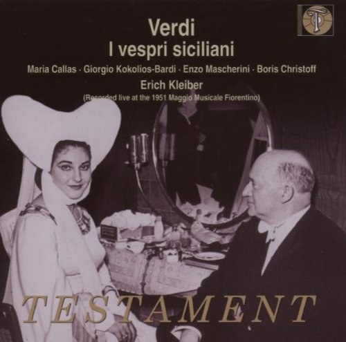 Verdi I vespri siciliana Recorded live in the Teatro Comunale, Florence, 26 May 1951 2 CD