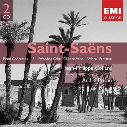 SAINT-SAENS, C., COMPLETE PIANO CONCERTOS ETC - Previn, A./ Collard, J-Ph./ Royal Philh. Orch. 2 CD