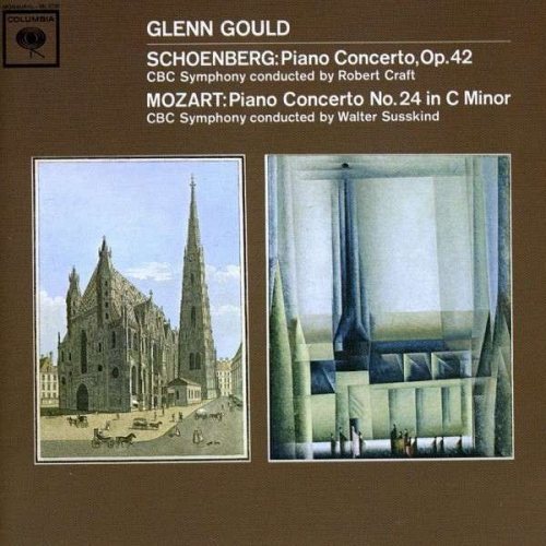 MOZART Piano Concerto No. 24 / SCHOENBERG: Piano Concerto Op. 42. Vol. 14 of the Glenn Gould Complete Jacket Collection CD