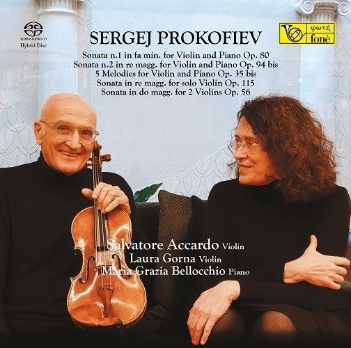 Salvatore Accardo: Prokofiev: Works For Solo And Accompanied Violin 2 CD