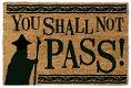 LORD OF THE RINGS: You Shall Not Pass Door Mat | фото 1
