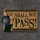 LORD OF THE RINGS: You Shall Not Pass Door Mat | фото 3