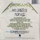 METALLICA - And Justice For All  | фото 2