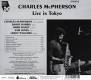 Charles McPherson: Live in Tokyo CD | фото 2