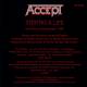Accept - Staying A Life 2 CDs | фото 4