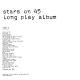 Stars On 45: Long Play Album LP | фото 1