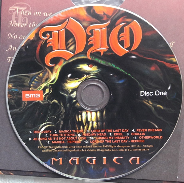 Dio диска. Dio "Magica (2cd)". Dio Magica обложка. Dio "Magica". Dio - Magica 2-CD Mediabook.