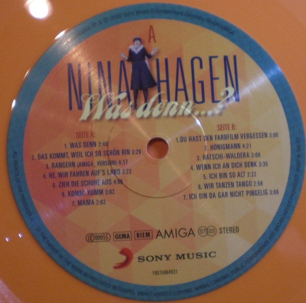 Hagen Nina "was denn… ?". Nina Hagen "was denn? (LP)". CD Hagen, Nina: was denn?.